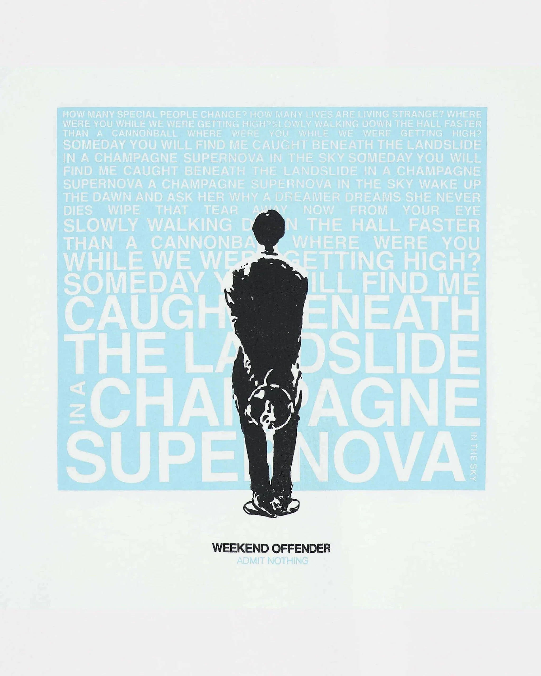 Weekend Offender Supernova T-shirt in White - Image 2