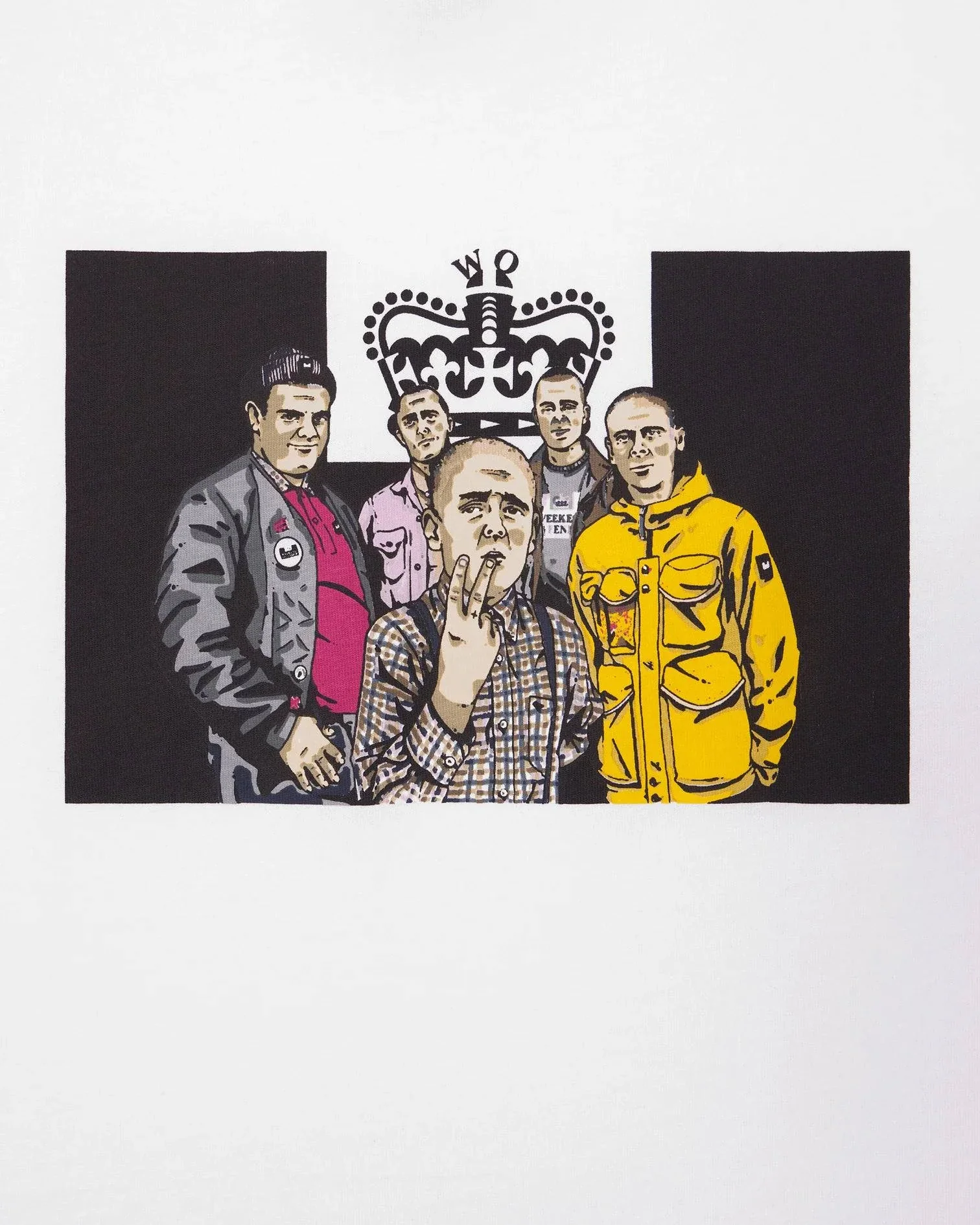 Weekend Offender T.I.E. Graphic T-Shirt White - Image 3