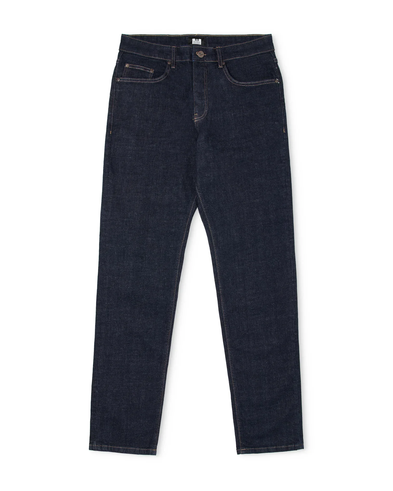 Weekend Offender Tapered Fit Denim Jeans Dark Rinse - Image 2