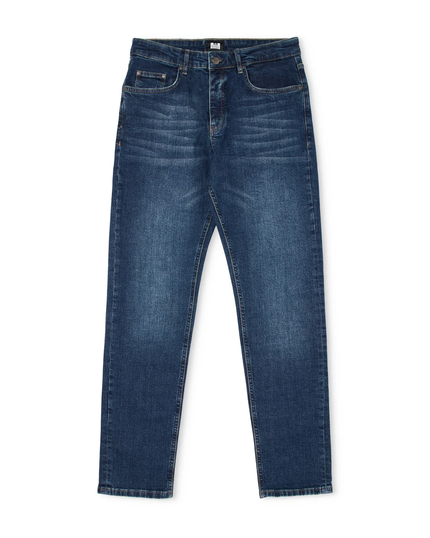 Weekend Offender Tapered Fit Denim Jeans Dark Vintage - Image 2