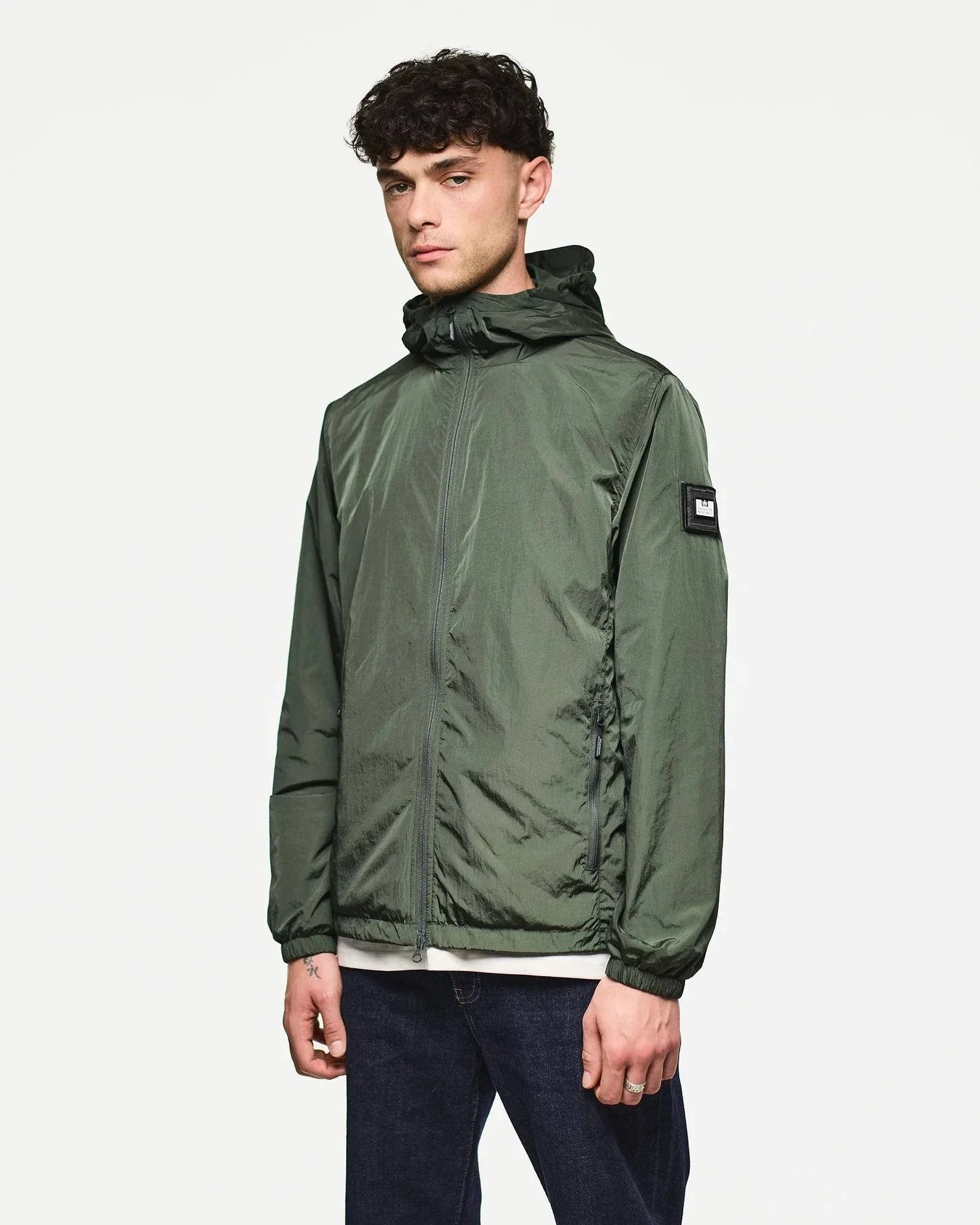 Weekend Offender Technician Jacket Black Forest Green - Image 2