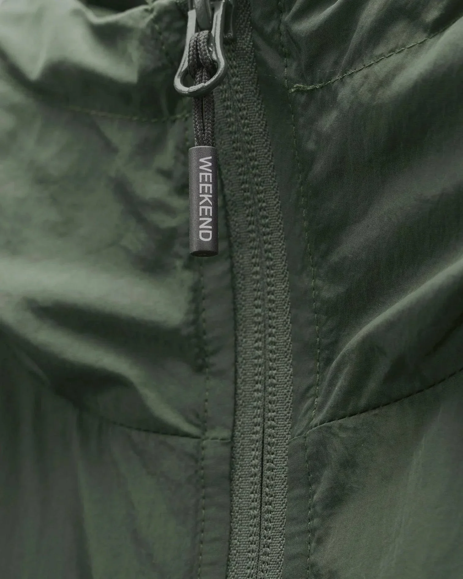 Weekend Offender Technician Jacket Black Forest Green - Image 3