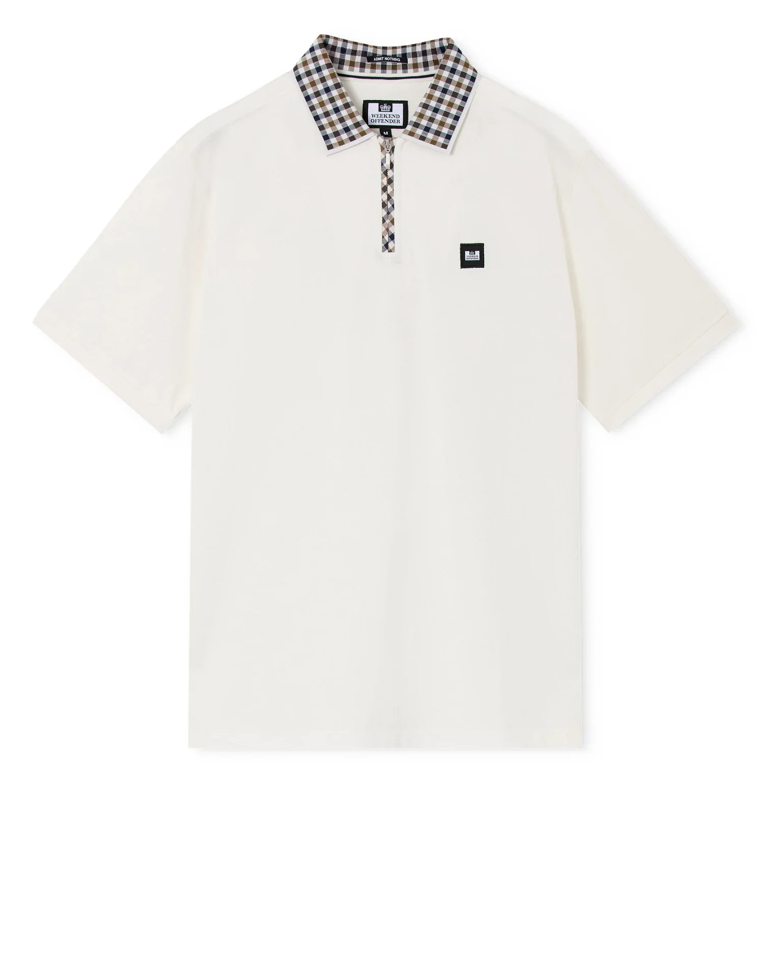 Weekend Offender Tipasa Jacquard Rib Polo Ghost