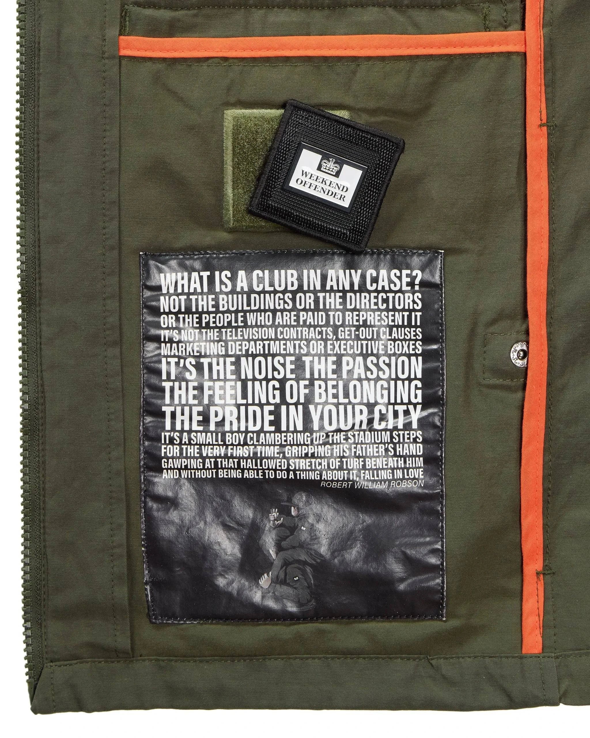 Weekend Offender Vinnie Over-Shirt Castle Green - Image 3