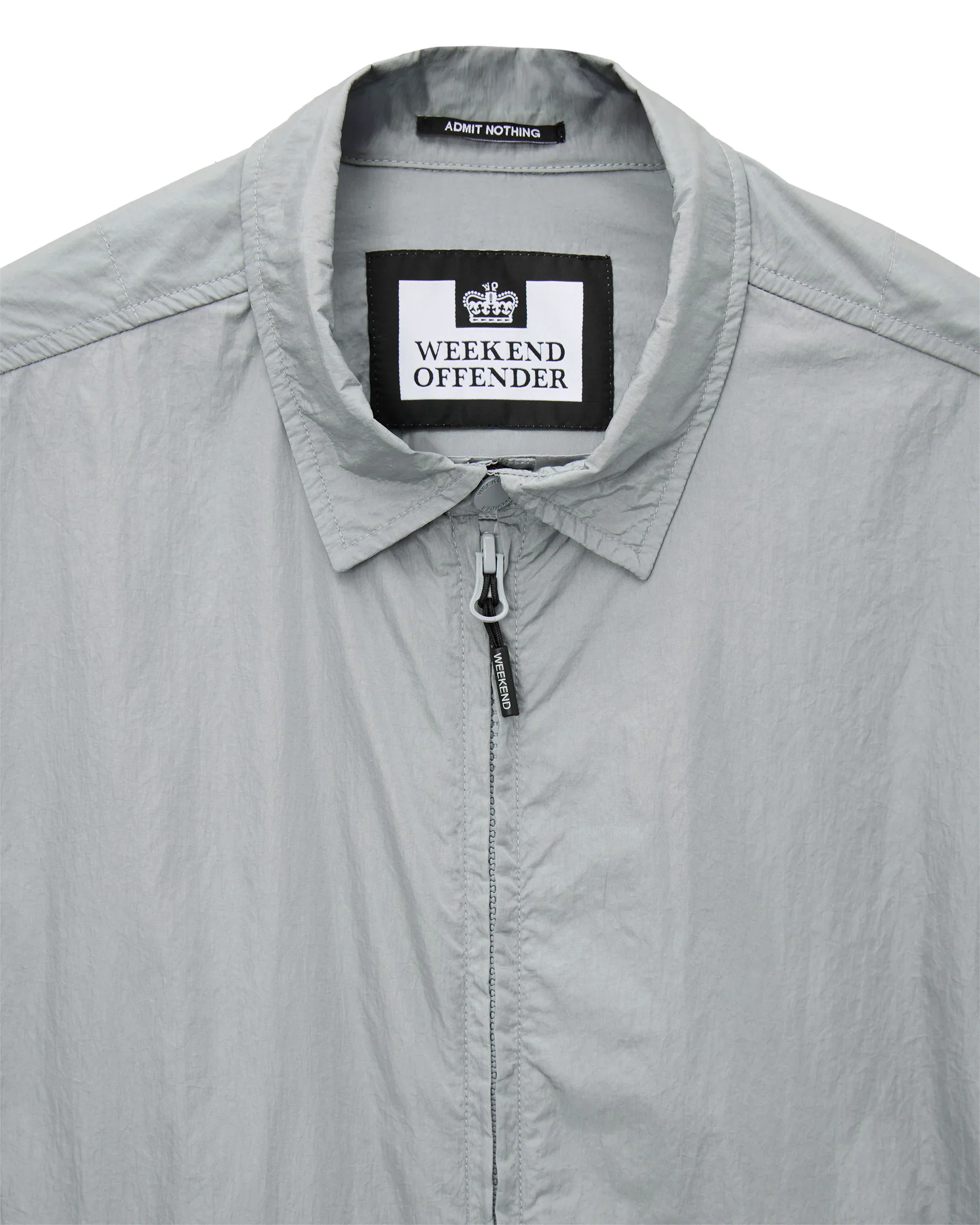Weekend Offender Vinnie Overshirt in Smokey - Image 2