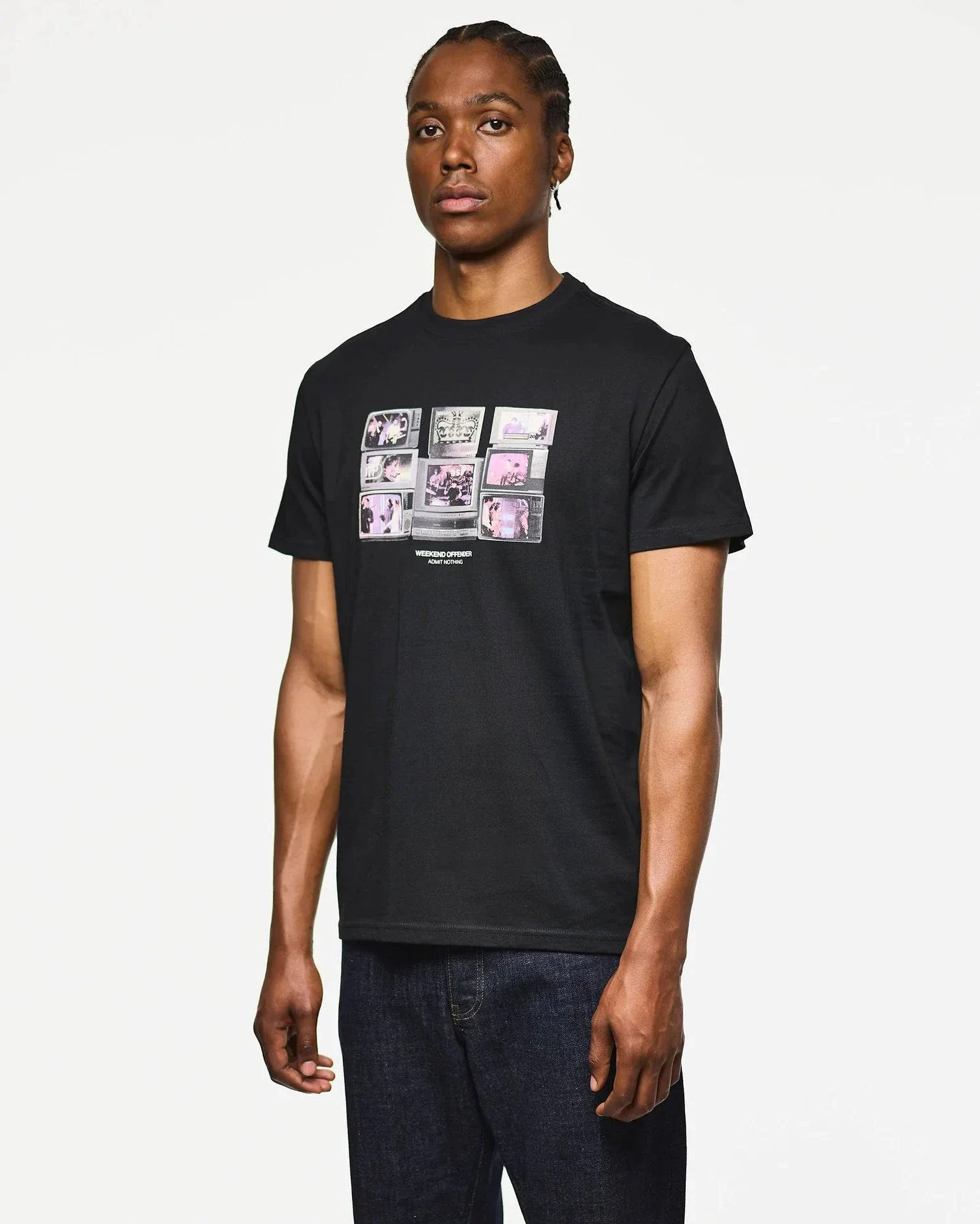 Weekend Offender Vision Graphic T-Shirt Black - Image 2