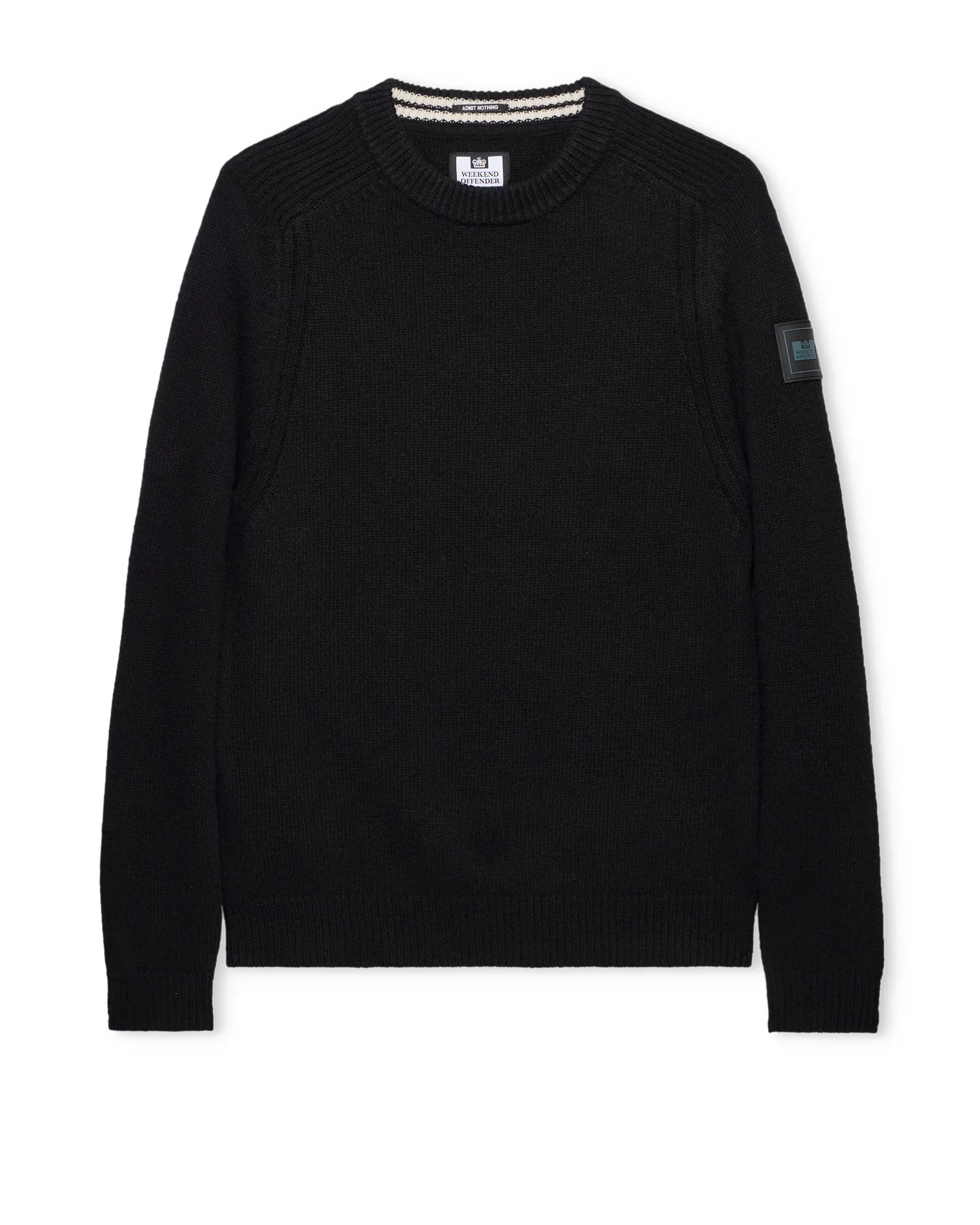Weekend Offender Zagreb Wool Jumper Black
