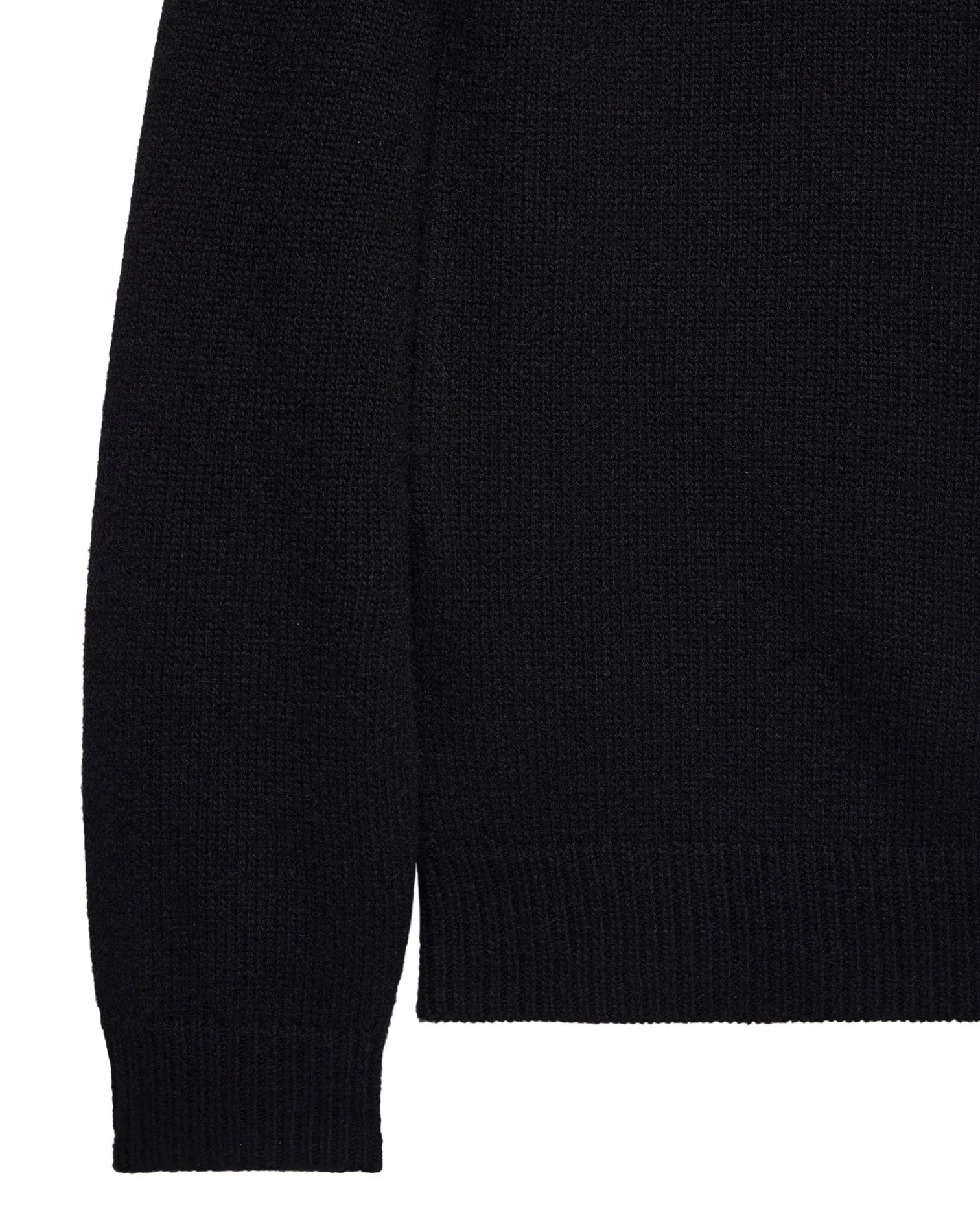Weekend Offender Zagreb Wool Jumper Black - Image 3